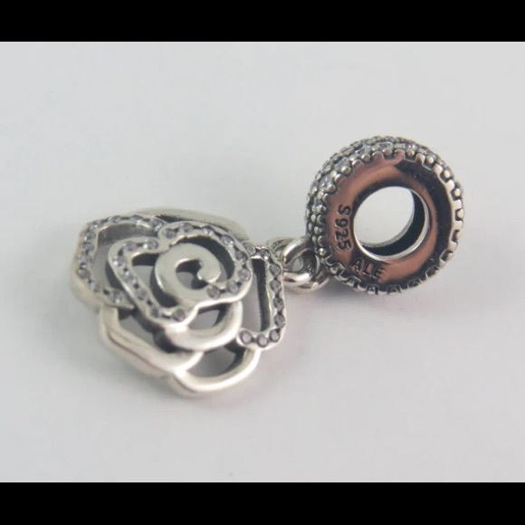 Authentic Pandora Shimmering Rose Charm - Picture 6 of 8
